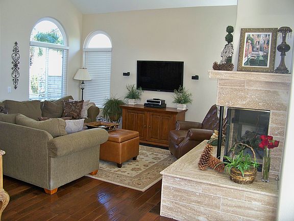 Living Room/Stone Fireplace