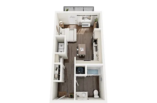 Floor plan A.2 TYPE A Studio
