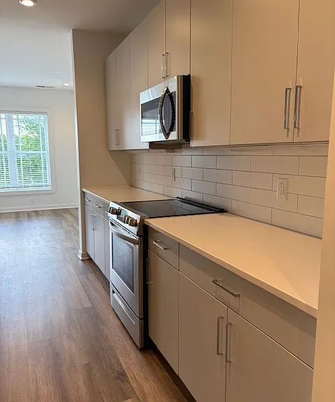 Plenty of counter space and stainless appliances