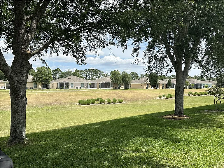 Golf course view from back door of lanai