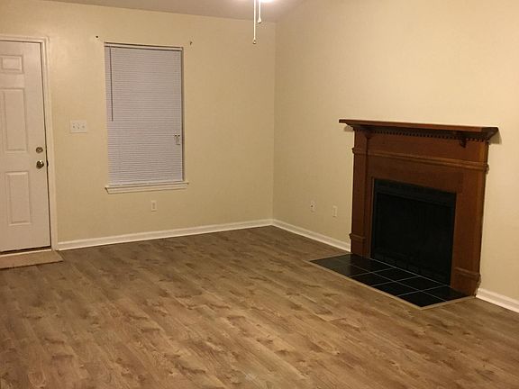 Living room with fireplace