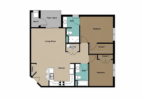 Floor plan 2E
