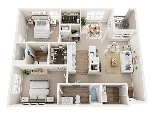 Floor plan Royal Oaks 11- B1-A