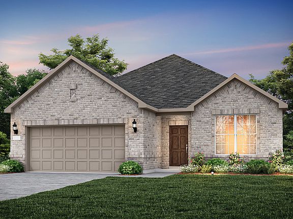 Exterior 31, with stone accents and a 2-car garage with extra storage space