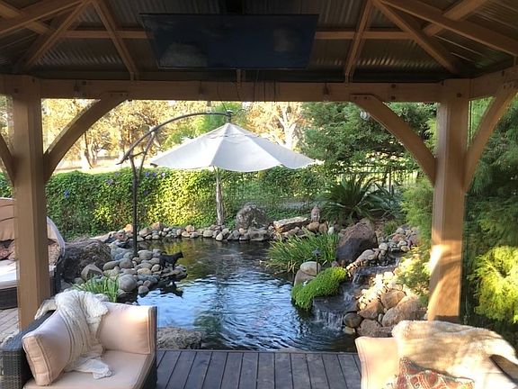 Koi Pond from Gazebo