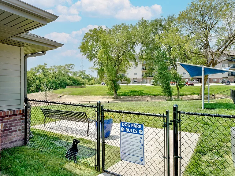 Your dog will enjoy our private pet park.