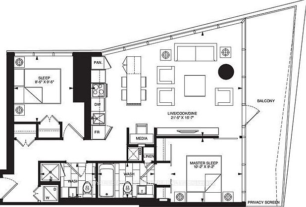 1st image of 197 Yonge St #3802
