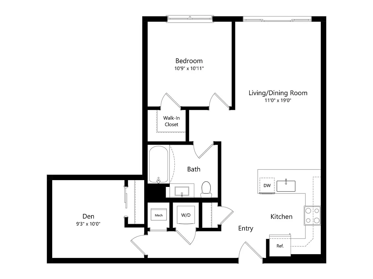 Floor plan A10
