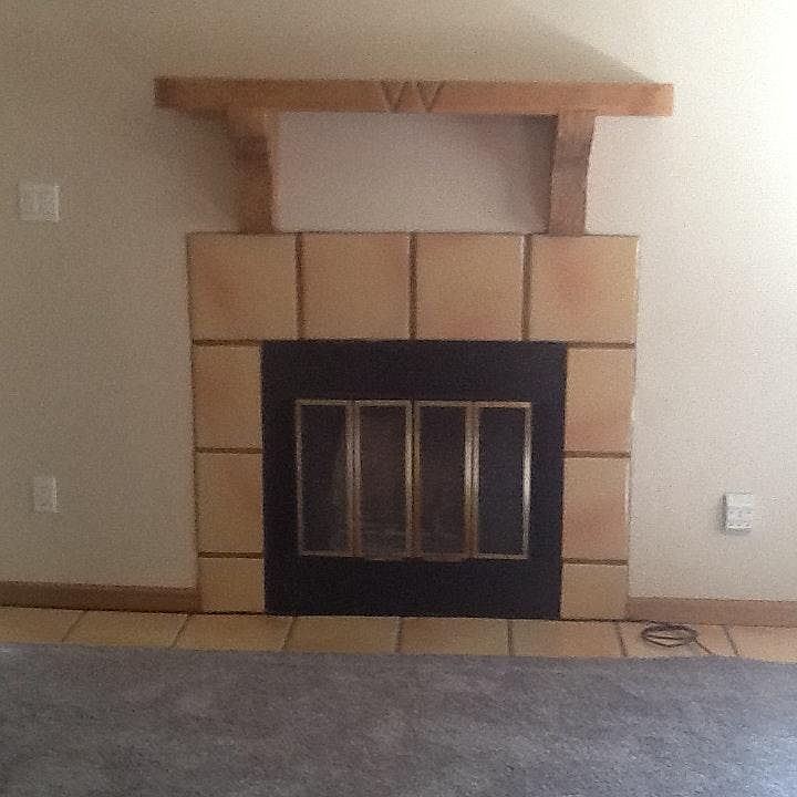 Fireplace in living room
