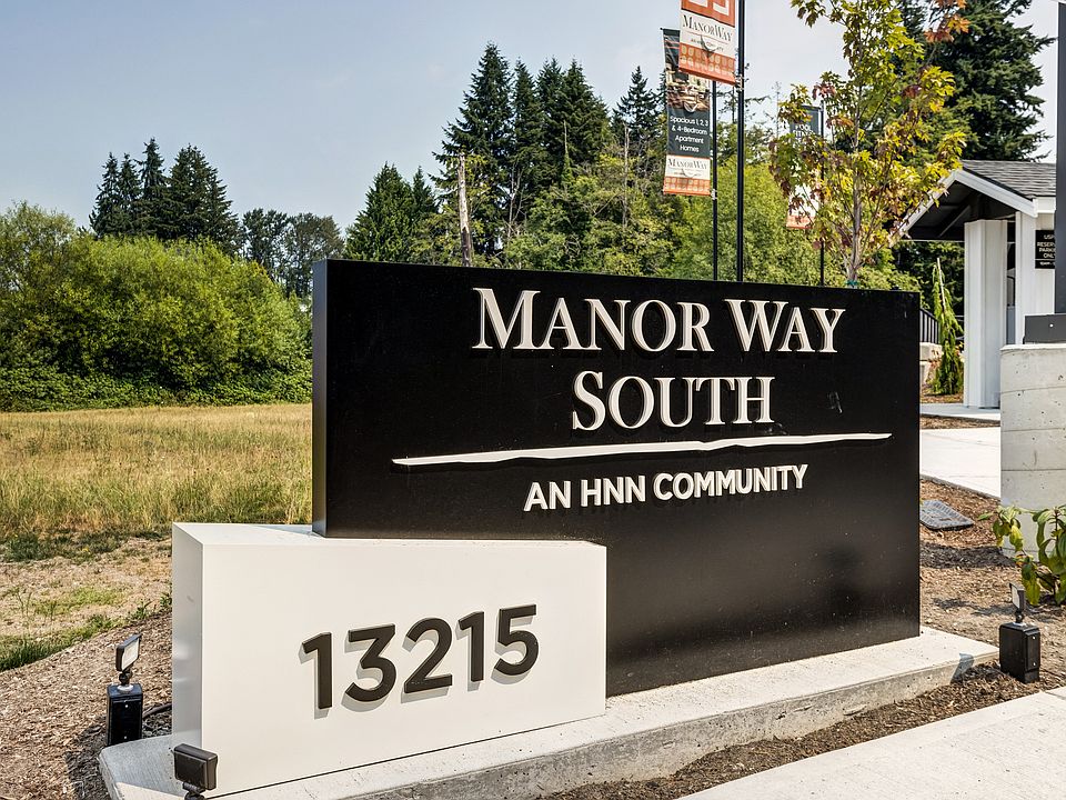 Manor Way South Sign in Everett, WA 98204