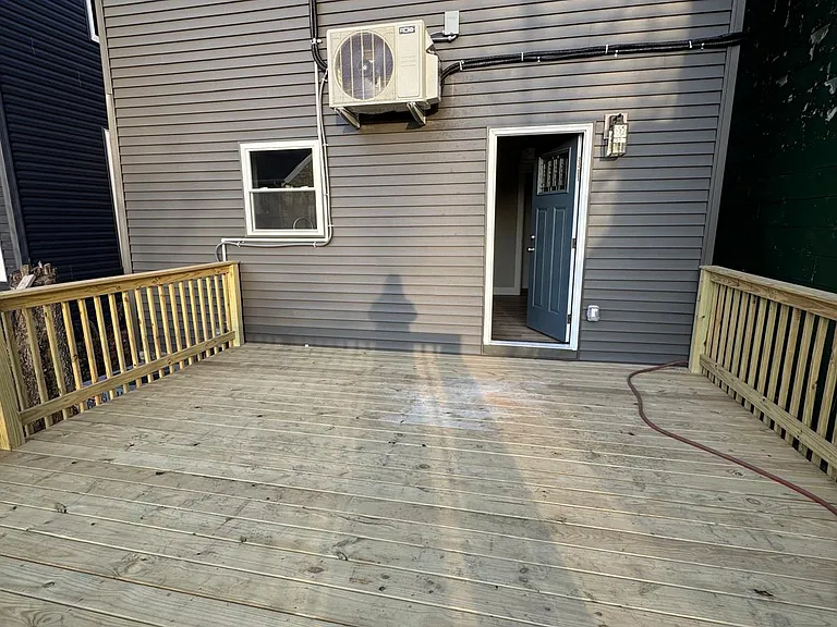 Backyard deck