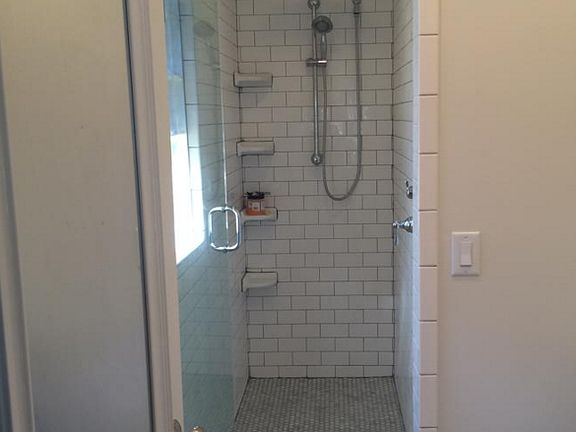 newly renovated master bath