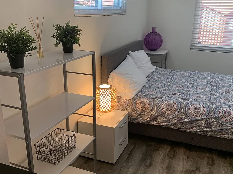 Lots of space and shelving available for you during your stay at the Bungalow.