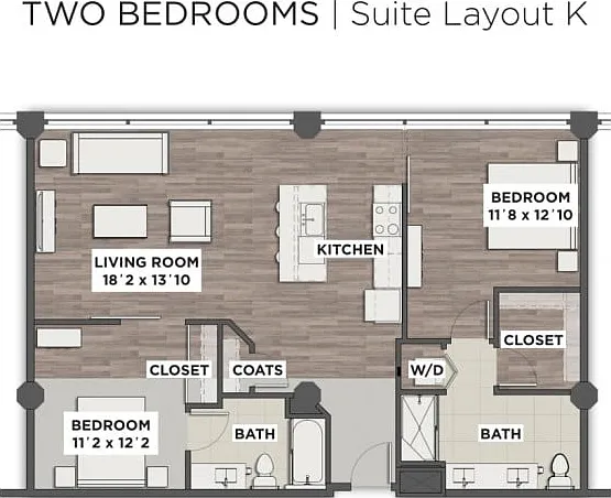 Suite Layout K Suite Layout K