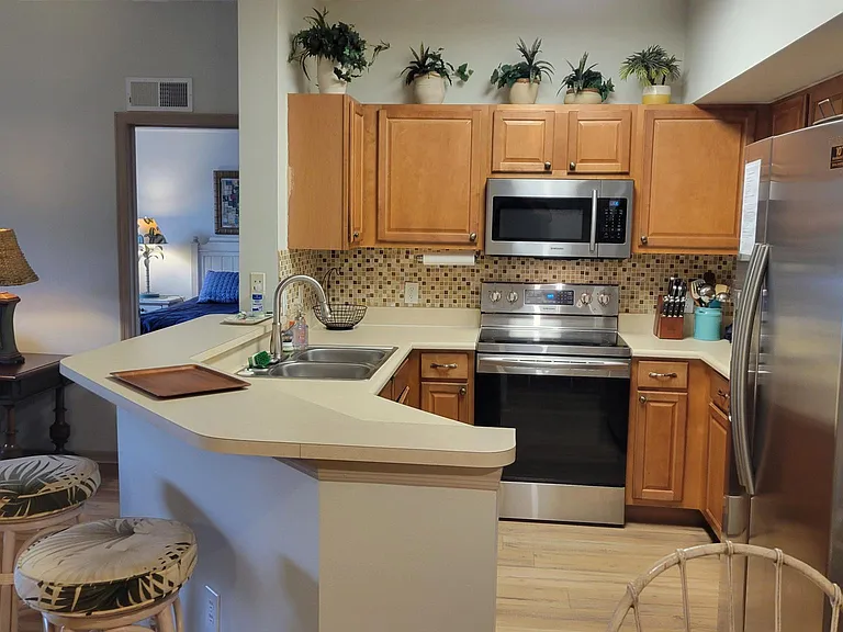 Fully equipped kitchen