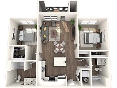Floor plan Rockridge Central