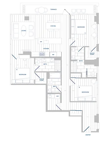 Floor plan PHC4