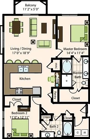 B1.3 | 2x2 | 1369 sq ft B1.3 | 2x2 | 1369 sq ft