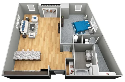 Floor plan The Olson