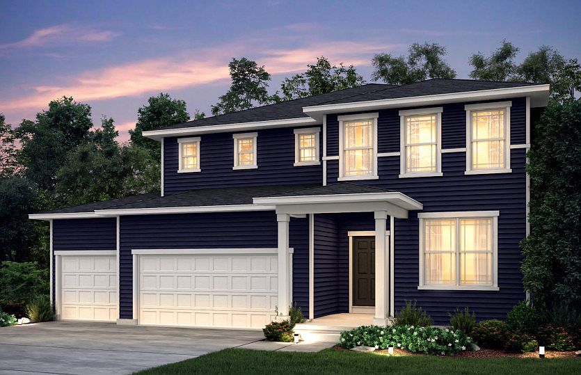 Prairie with 3 Car Garage
