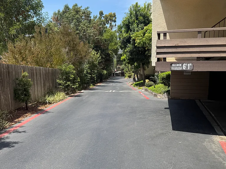 Access to underground parking