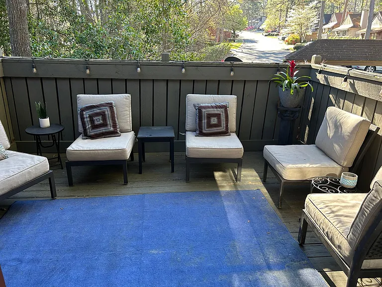 wooden deck