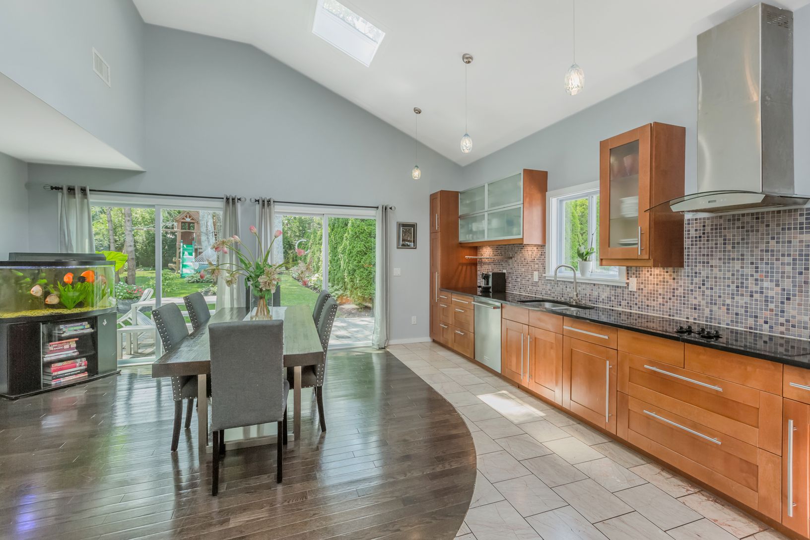 VAULTED CEILING AND SKYLIGHTS