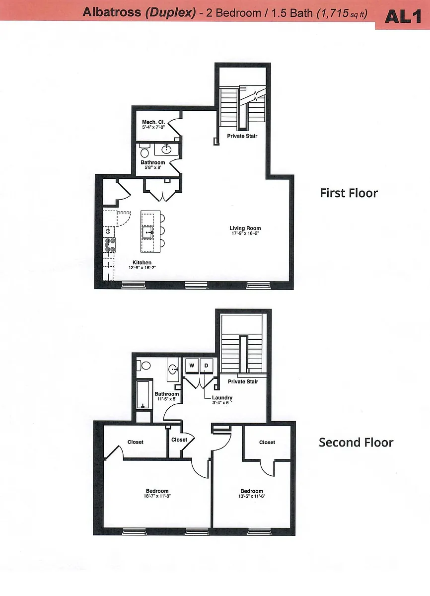 Floor plan ALBATROSS Duplex