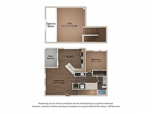 Floor plan Cyprus Loft-Style