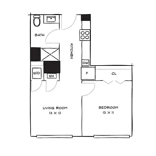 Floor plan Wave 1A