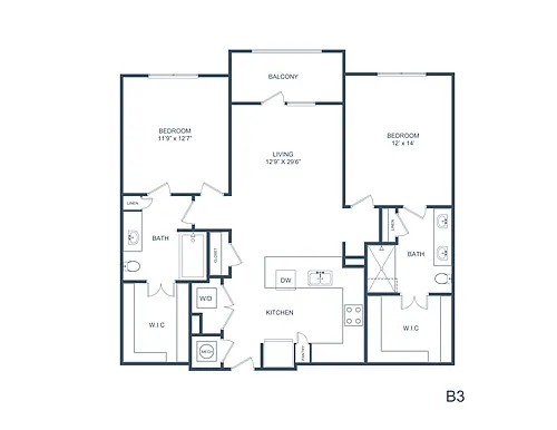 Floor plan B3