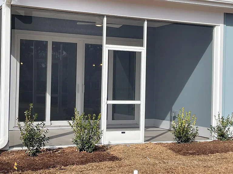 Rear patio