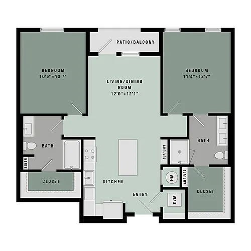 Floor plan B1