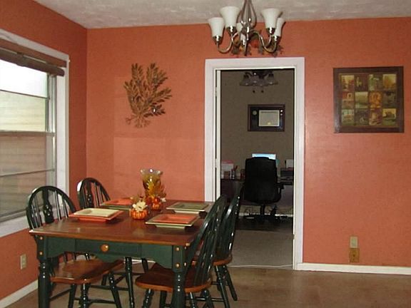 Enter the study/office from dining area from kitchen