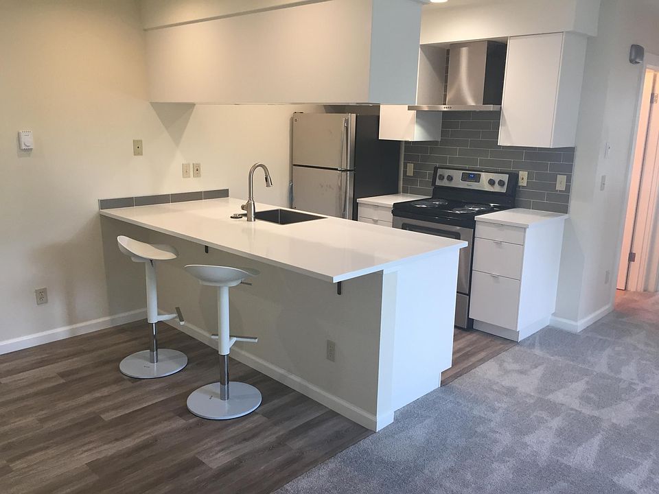 Open plan kitchen-living.  Available unit will NOT have carp