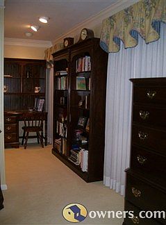 Master bedroom extends off to the left
