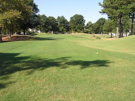 Golf course across the street
