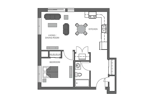 Floor plan MacDonald