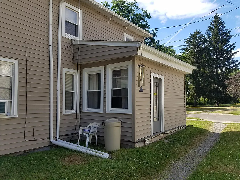 Enclosed porch.