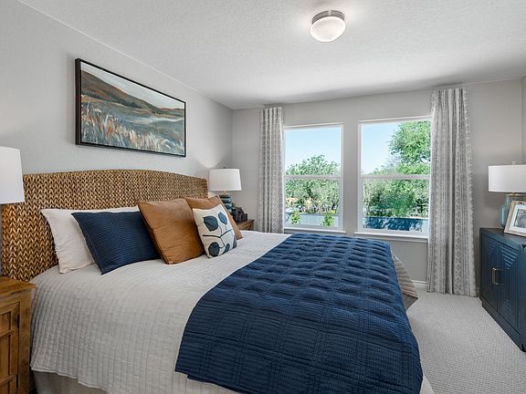 Plan 1676 Modeled - Primary bedroom