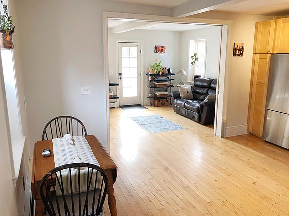 View into family room and exit to back yard.