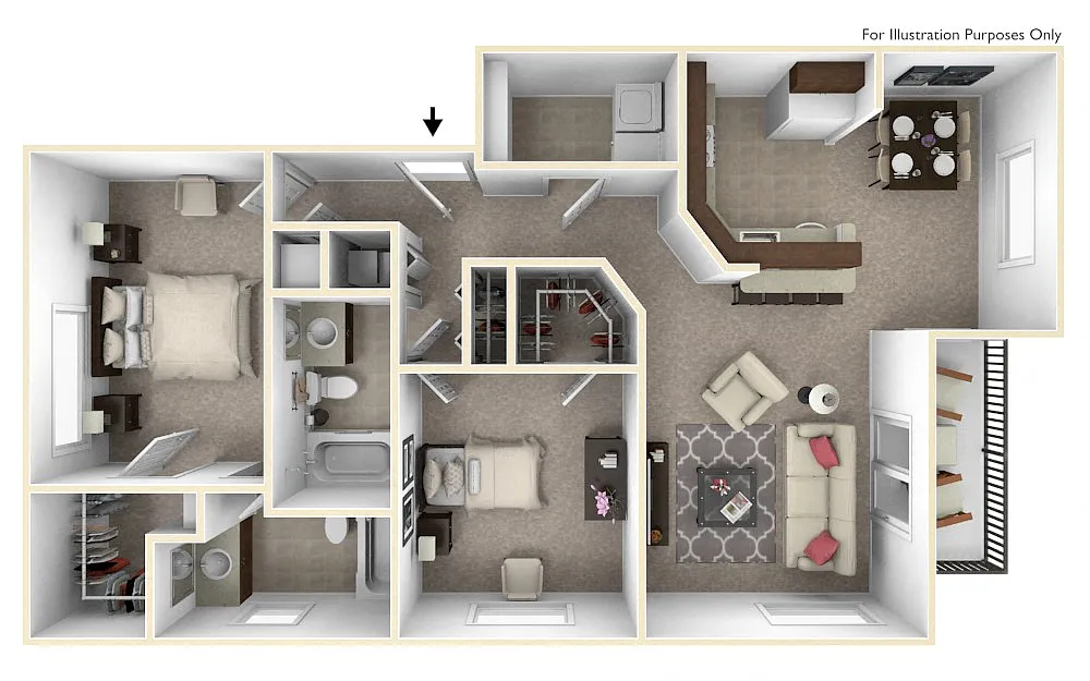 Floor plan Tithonia