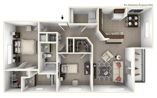 Floor plan Tithonia