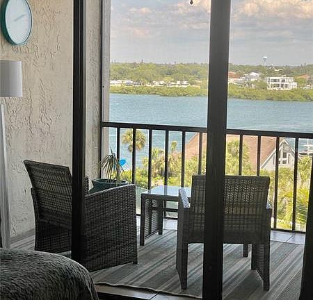 Water Views from Bedroom and the screened lanai