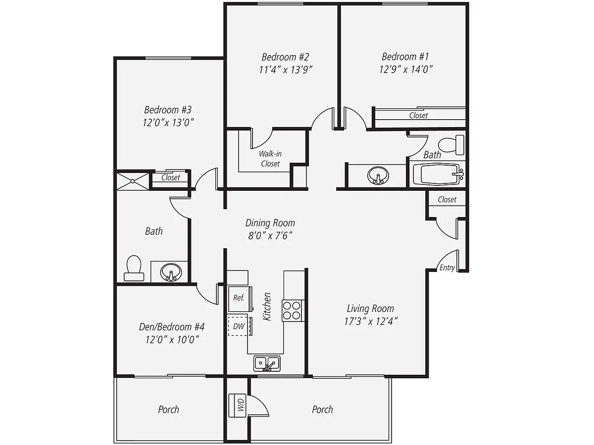 Floor plan D1
