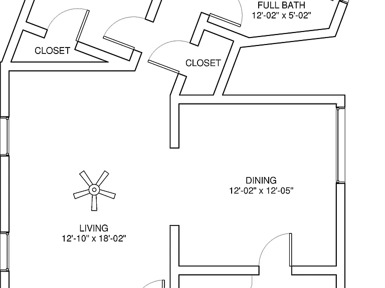 1 Bedroom B Floorplan 1 Bedroom B Floorplan