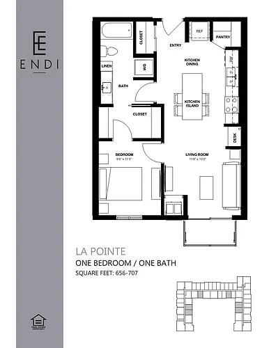 Floor plan La Pointe