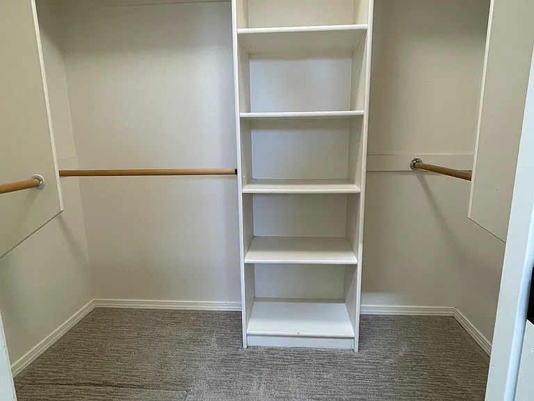 Primary walk in closet