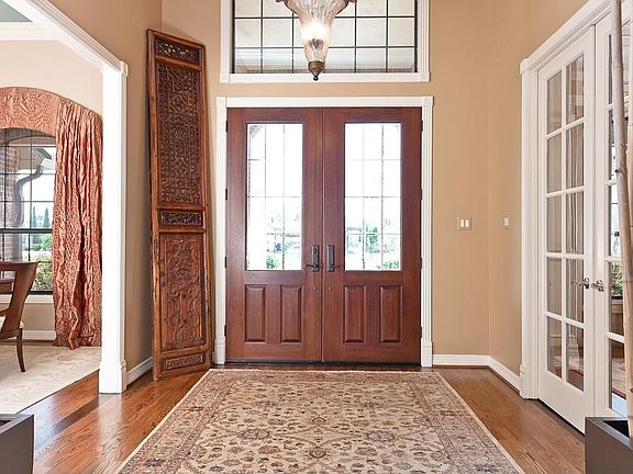 A beautiful entry into a well-designed home.