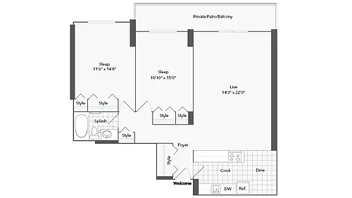Floor plan Bridgeport